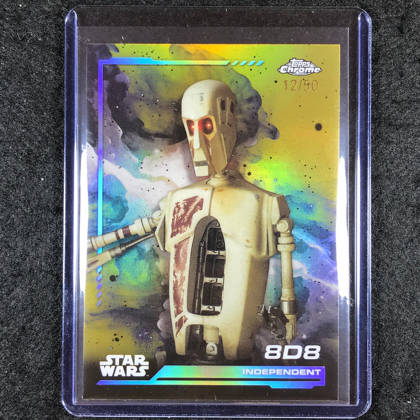 2024 Topps Chrome Star Wars 8D8 Base Gold 12/50 #23