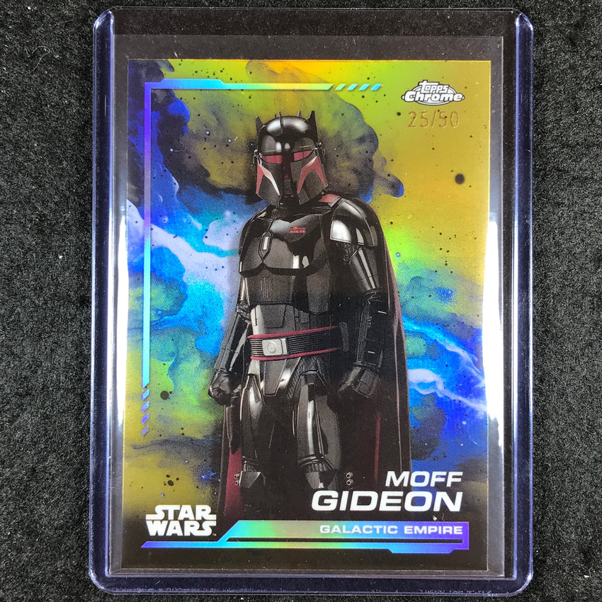 2024 Topps Chrome Star Wars MOFF GIDEON Base Gold 25/50 #37
