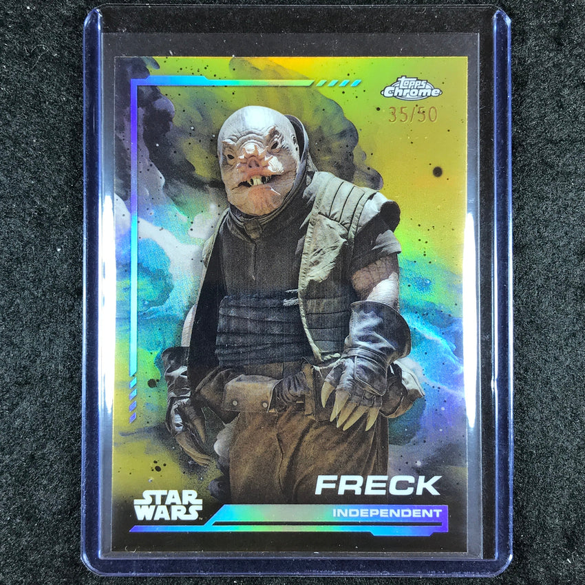 2024 Topps Chrome Star Wars FRECK Base Gold 35/50 #81