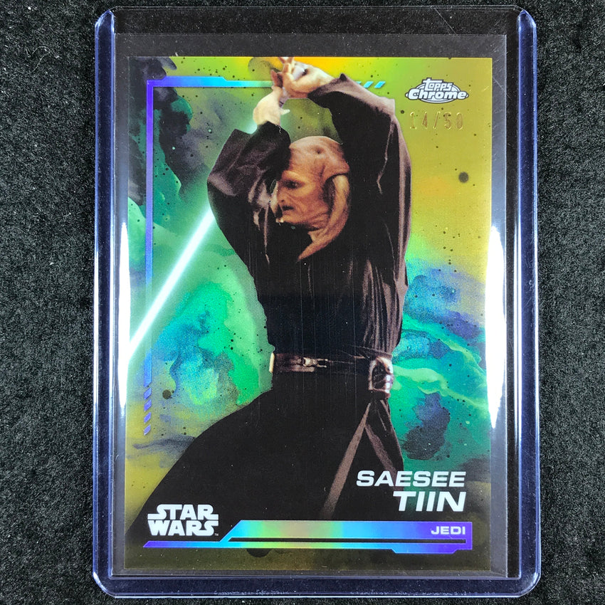 2024 Topps Chrome Star Wars SAESEE TIIN Base Gold 14/50 #146