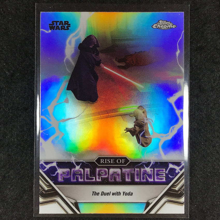 2024 Topps Chrome Star Wars THE DUEL WITH YODA Rise of Palpatine Base #11