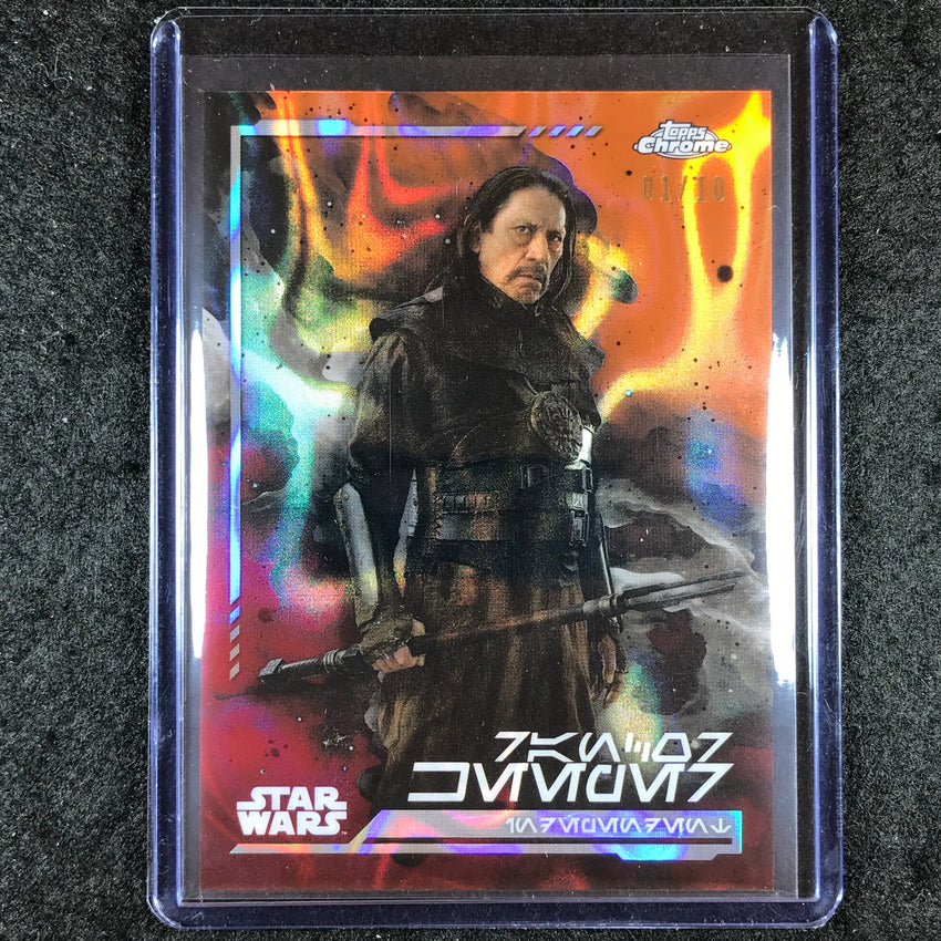 2024 Topps Chrome Star Wars RANCOR KEEPER Aurebesh Mustafar Lava 1/10