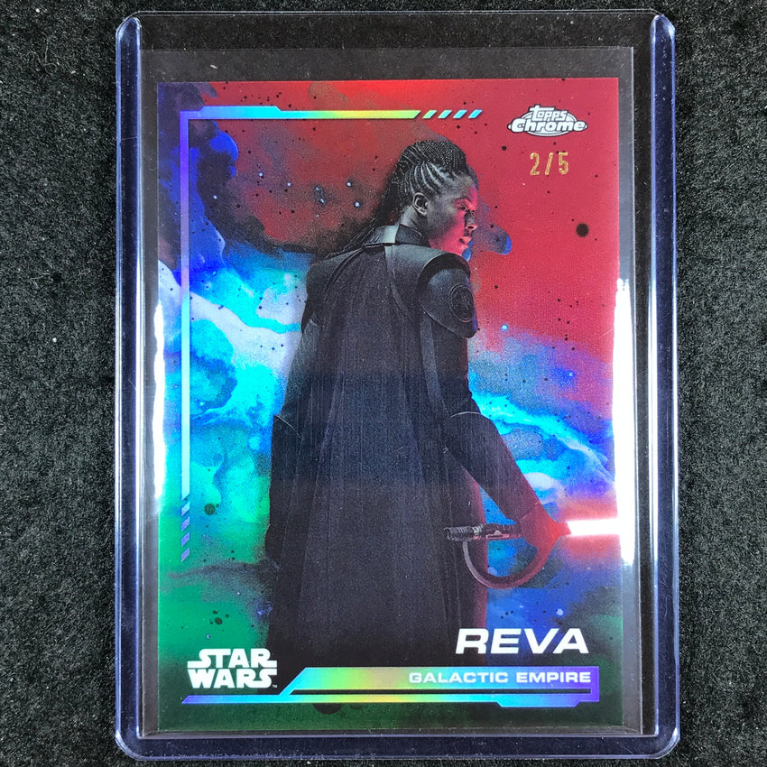 2024 Topps Chrome Star Wars REVA Base Dathomir Red 2/5