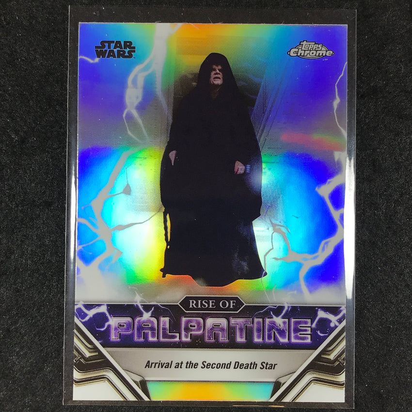 2024 Topps Chrome Star Wars ARRIVAL AT SECOND DEATH STAR Rise of Palpatine #14