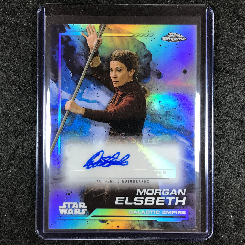 2024 Topps Chrome Star Wars DIANA LEE INOSANTO AS MORGAN ELSBETH Auto Base #DI