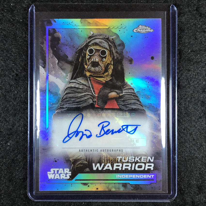 2024 Topps Chrome Star Wars JOANNA BENNETT AS TUSKEN WARRIOR Auto Base #JO
