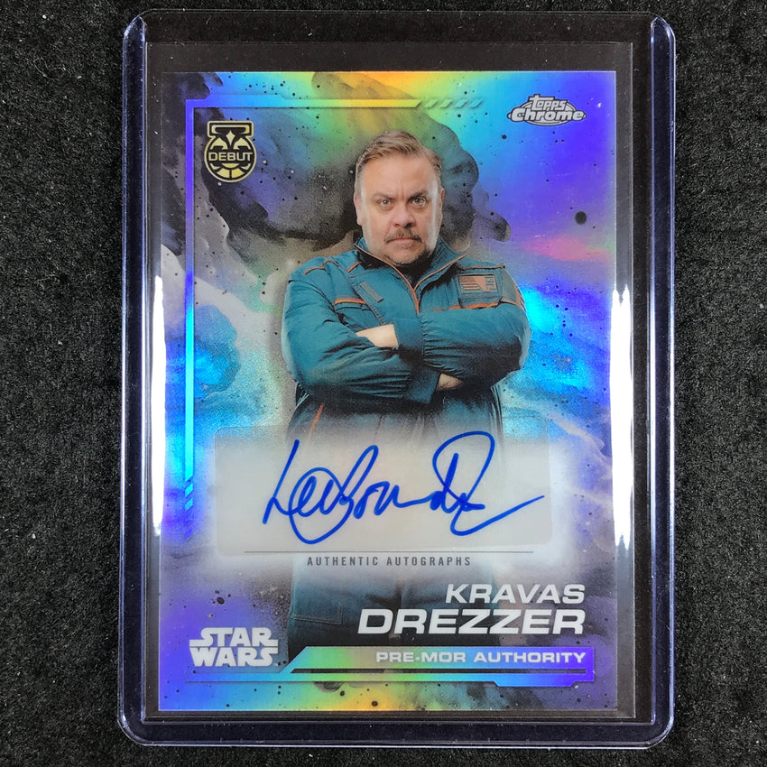 2024 Topps Chrome Star Wars LEE BOARDMAN AS KRAVAS DREZZER Auto Base #LB