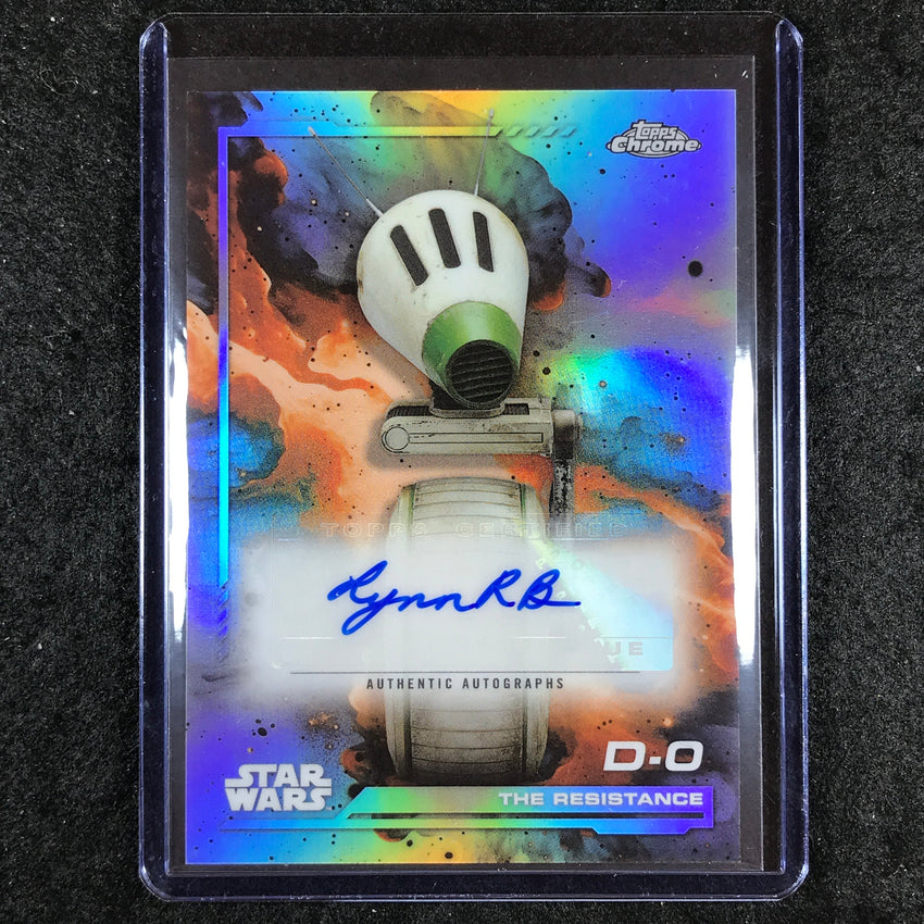 2024 Topps Chrome Star Wars LYNN ROBERTSON BRUCE AS D-0 Auto Base #LRB