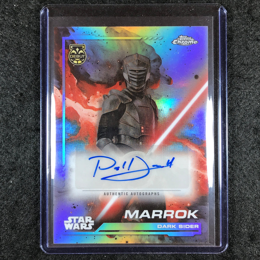2024 Topps Chrome Star Wars PAUL DARNELL AS MARROK Auto Base #PD