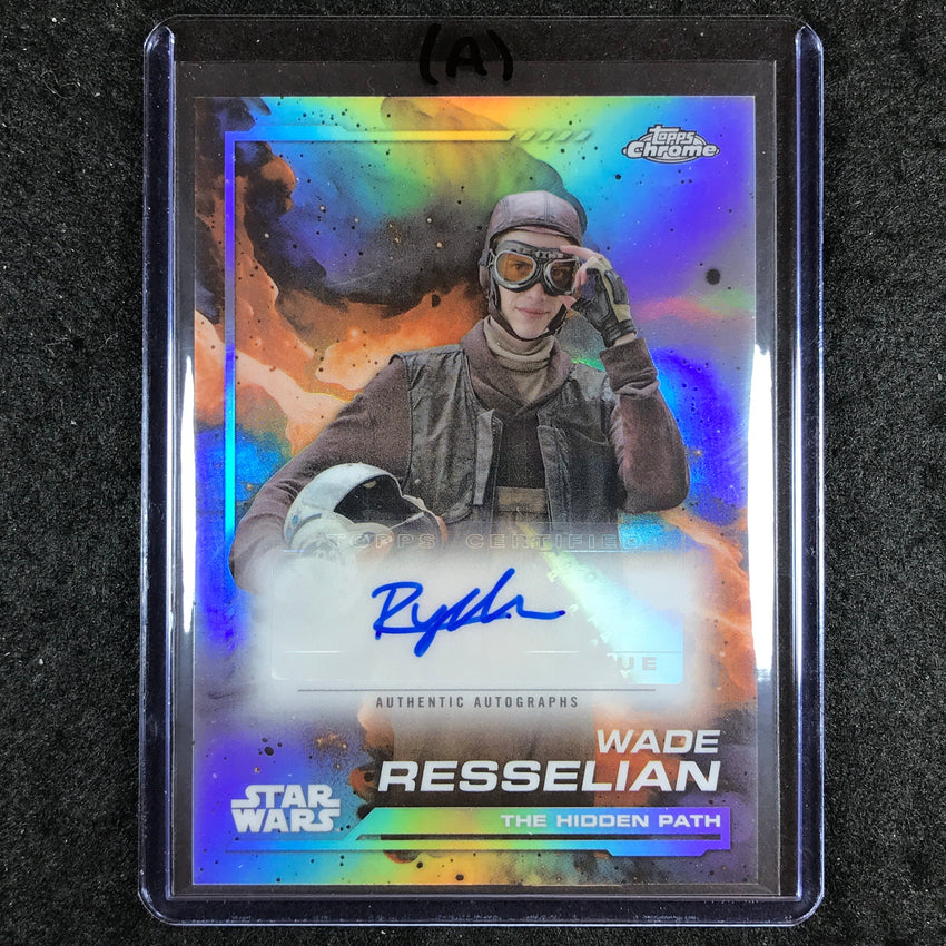 2024 Topps Chrome Star Wars RYDER MCLAUGHLIN AS WADE RESSELIAN Auto Base #RM (A)