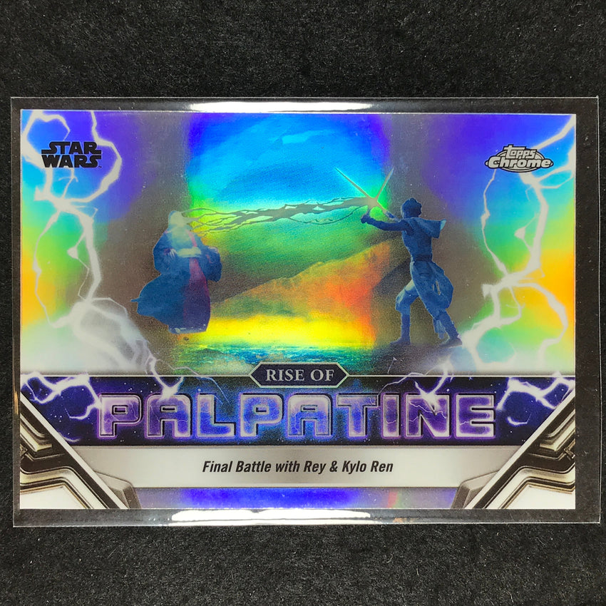 2024 Topps Chrome Star Wars FINAL BATTLE REY & KYLO REN Rise of Palpatine #20