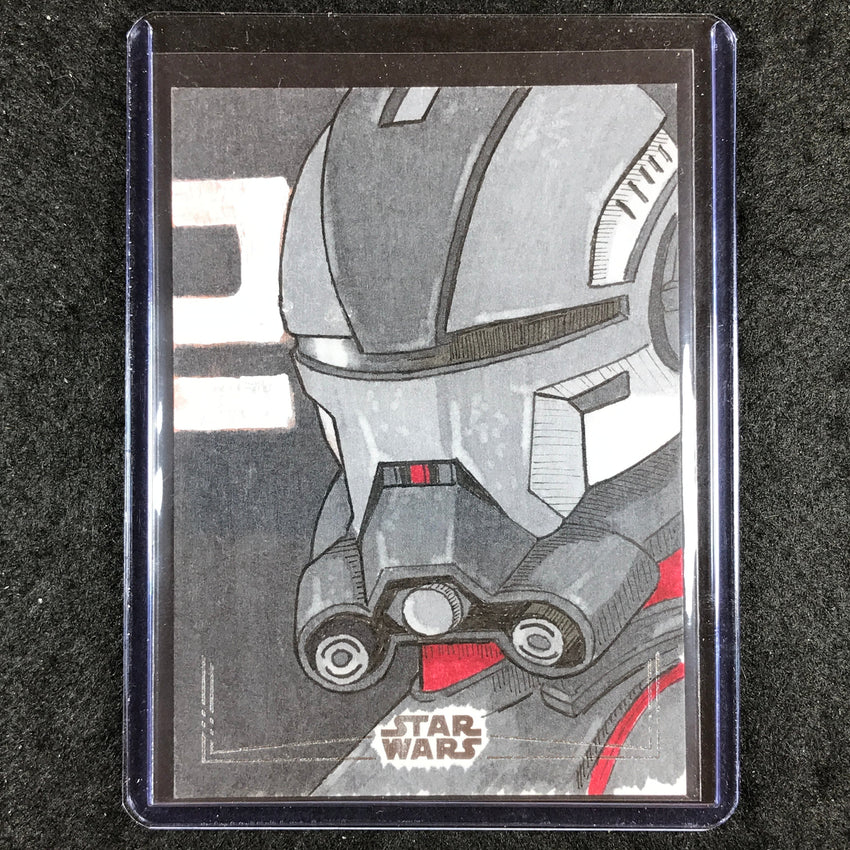 2024 Topps Chrome Star Wars BAD BATCH Artist Sketch Silver 1/1 TRACI EASTERDAY