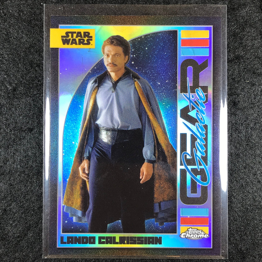 2024 Topps Chrome Star Wars LANDO CALRISSIAN Galactic Gear Base #1