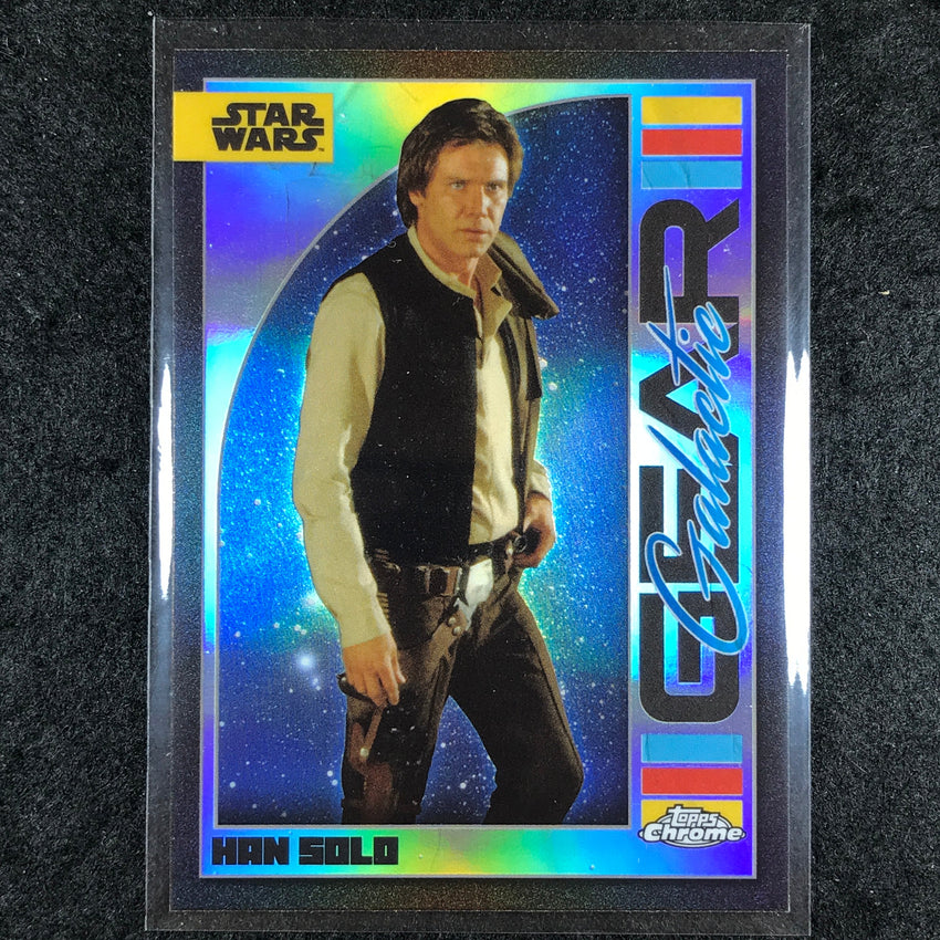 2024 Topps Chrome Star Wars HAN SOLO Galactic Gear Base #3