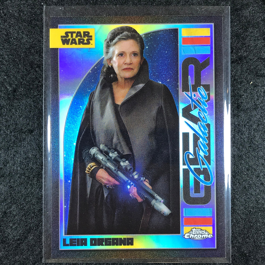2024 Topps Chrome Star Wars LEIA ORGANA Galactic Gear Base #4