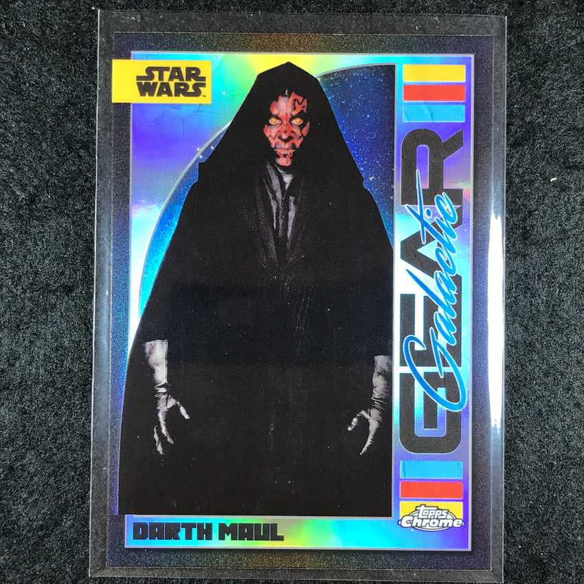 2024 Topps Chrome Star Wars DARTH MAUL Galactic Gear Base #8