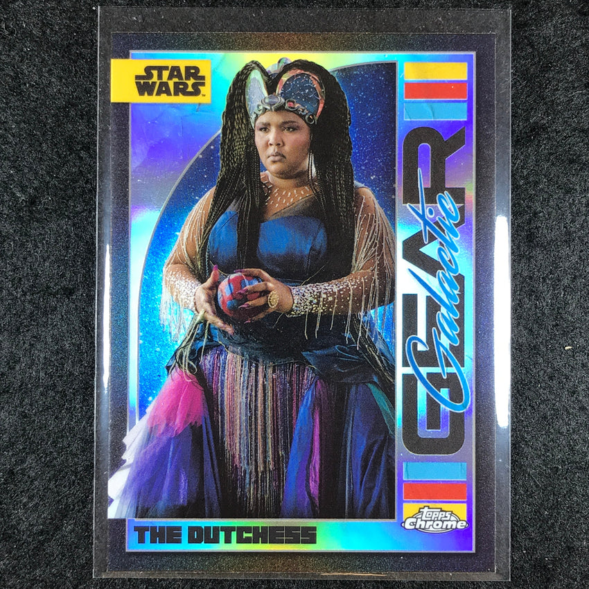 2024 Topps Chrome Star Wars THE DUTCHESS Galactic Gear Base #10