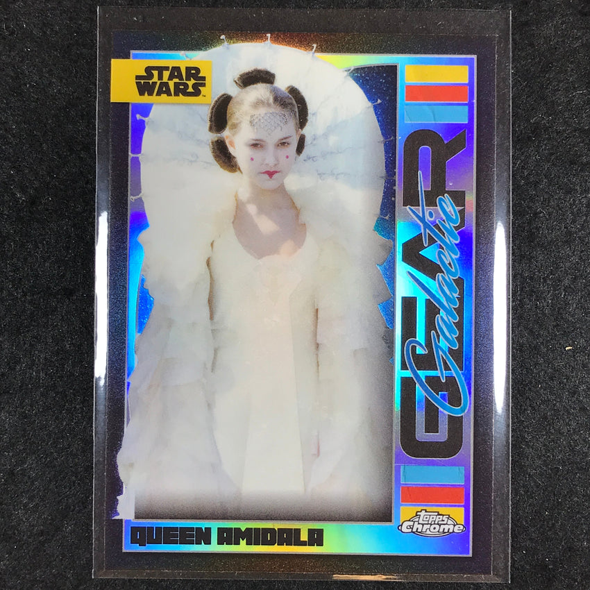 2024 Topps Chrome Star Wars QUEEN AMIDALA Galactic Gear Base #11