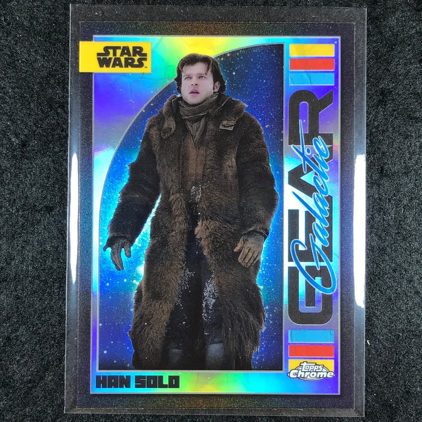 2024 Topps Chrome Star Wars HAN SOLO Galactic Gear Base #14