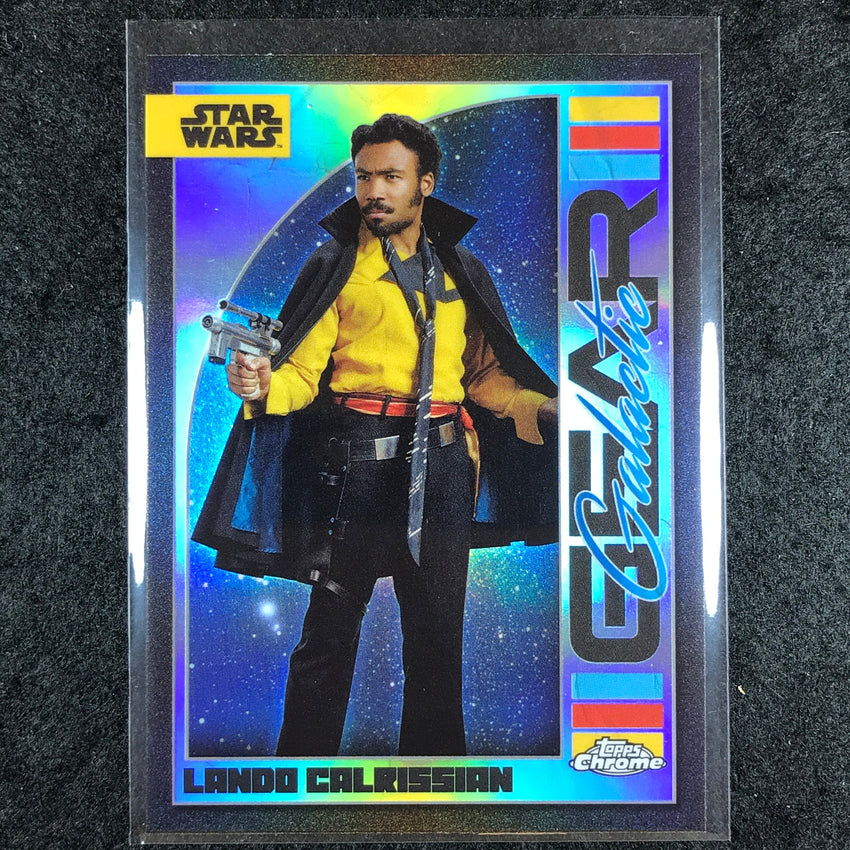 2024 Topps Chrome Star Wars LANDO CALRISSIAN Galactic Gear Base #15