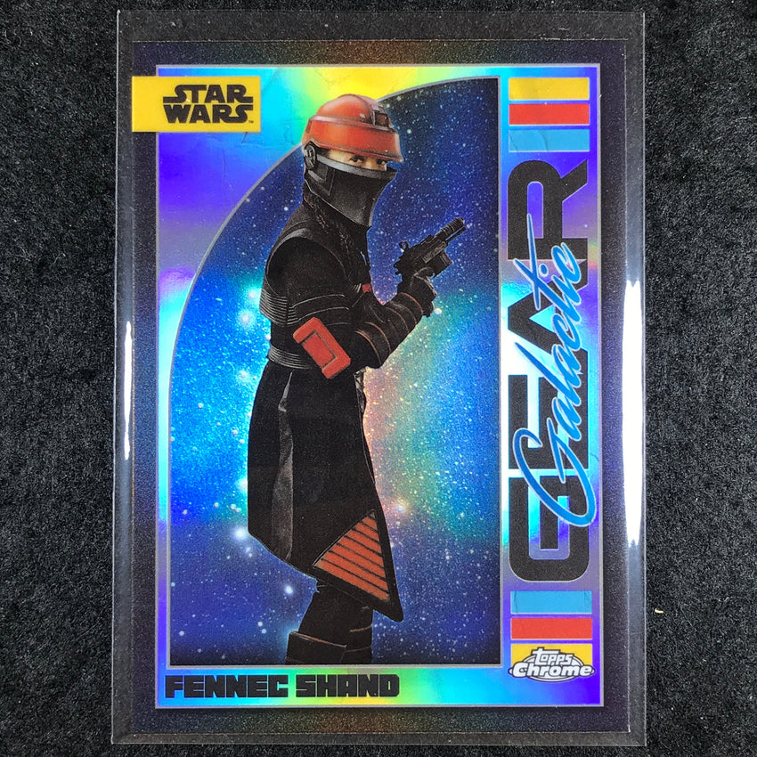 2024 Topps Chrome Star Wars FENNEC SHAND Galactic Gear Base #20