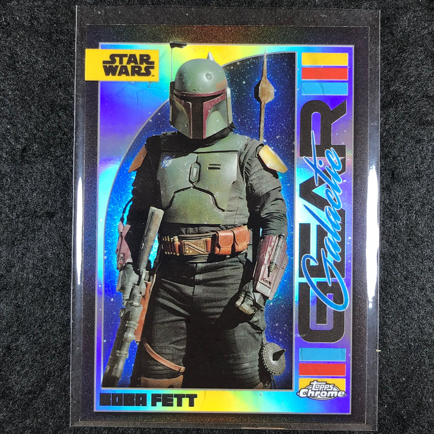2024 Topps Chrome Star Wars BOBA FETT Galactic Gear Base #21