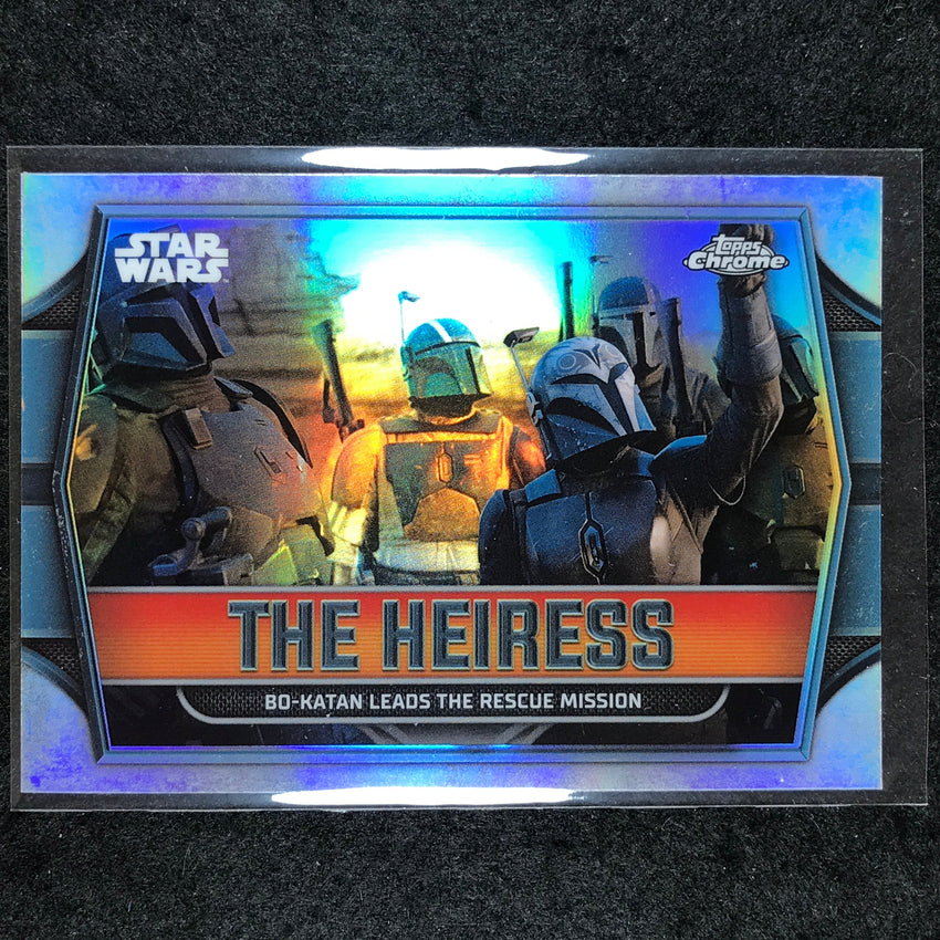2024 Topps Chrome Star Wars BO-KATAN LEADS RESCUE MISSION The Heiress Base #3