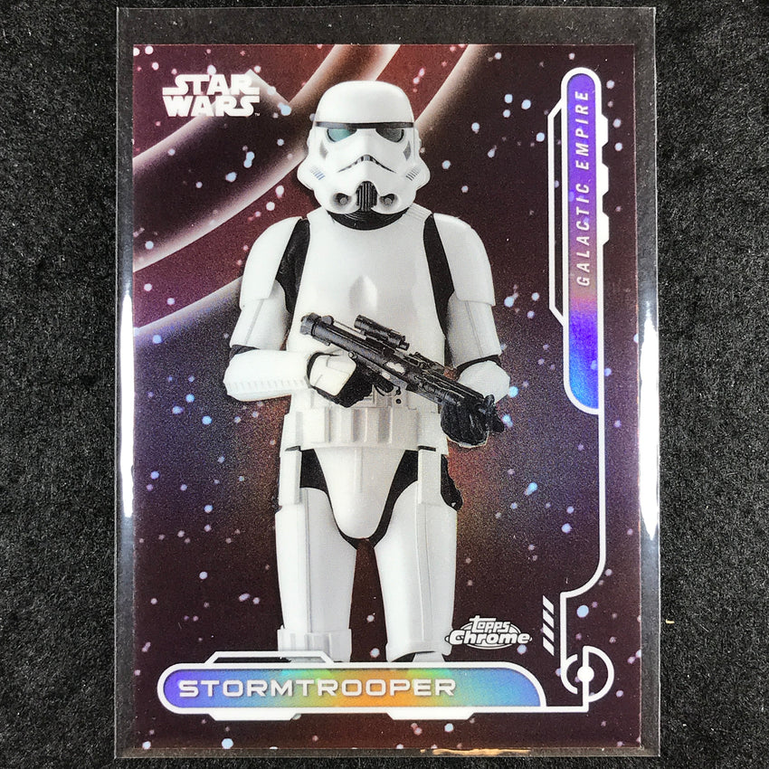 2024 Topps Chrome Star Wars STORMTROOPER Galactic Civil War Empire Base #9