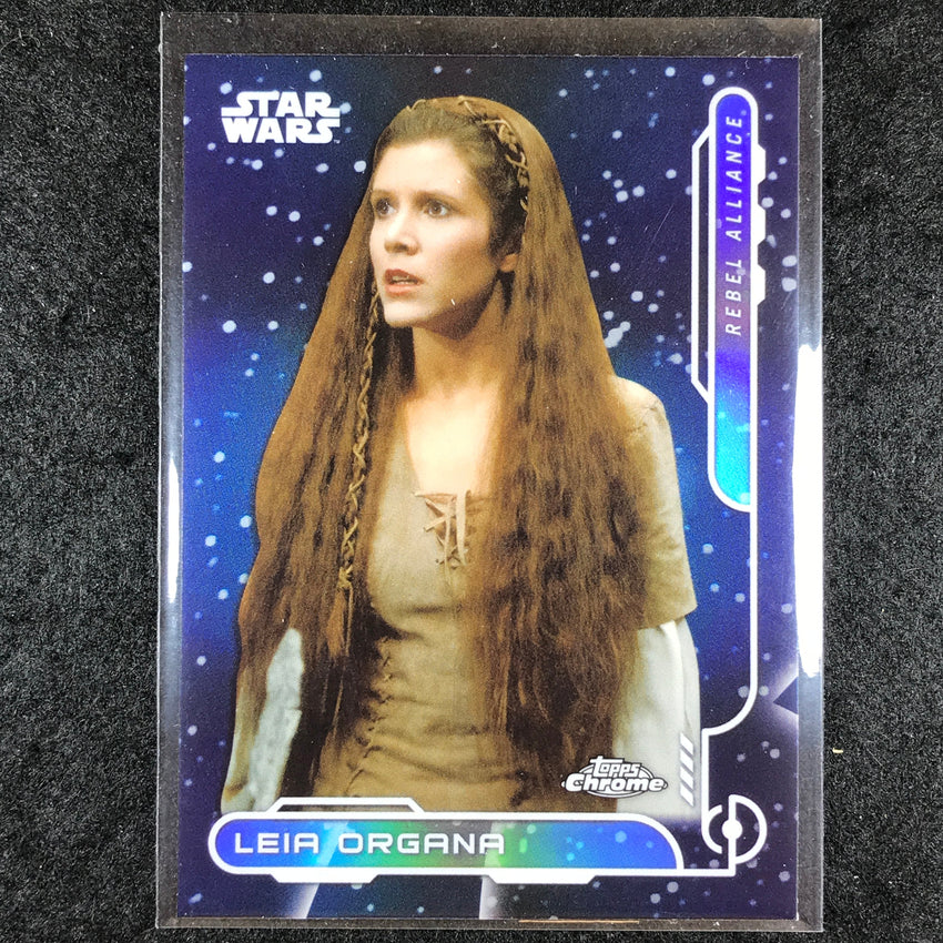2024 Topps Chrome Star Wars LEIA ORGANA Galactic Civil War Rebel Base #1