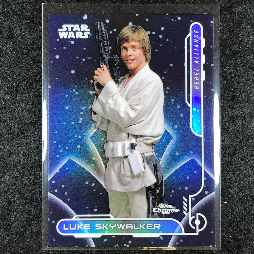 2024 Topps Chrome Star Wars LUKE SKYWALKER Galactic Civil War Rebel Base #2
