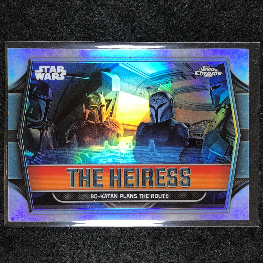 2024 Topps Chrome Star Wars BO-KATAN PLANS THE ROUTE The Heiress Base #4