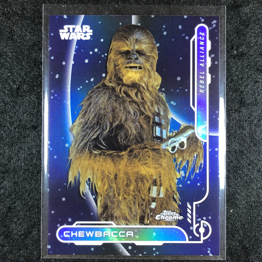 2024 Topps Chrome Star Wars CHEWBACCA Galactic Civil War Rebel Base #4