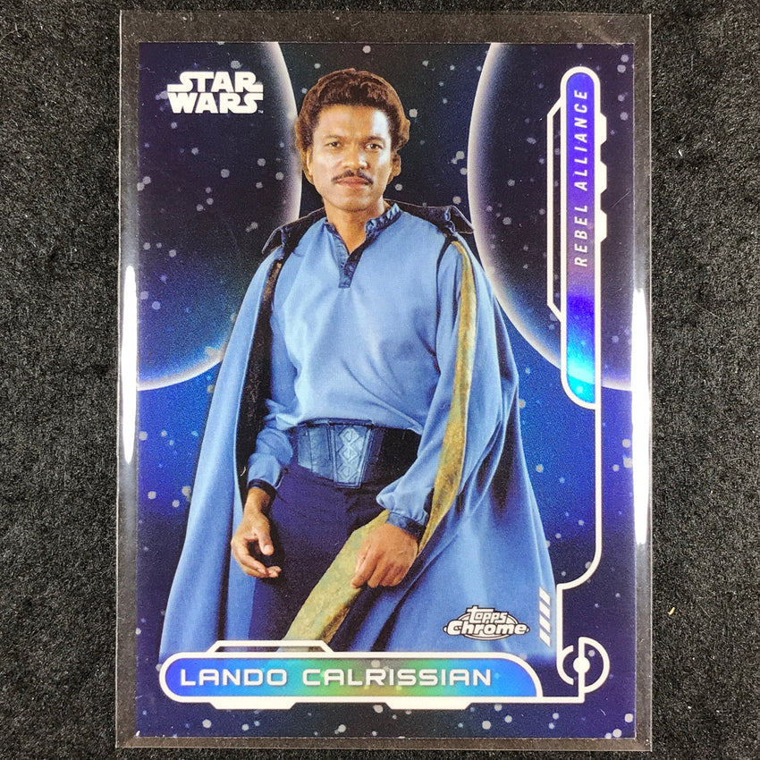 2024 Topps Chrome Star Wars LANDO CALRISSIAN Galactic Civil War Rebel Base #5