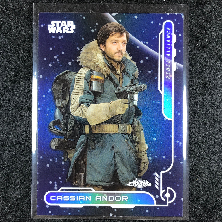 2024 Topps Chrome Star Wars CASSIAN ANDOR Galactic Civil War Rebel Base #7