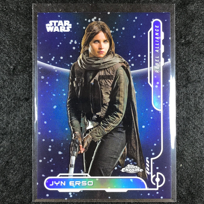 2024 Topps Chrome Star Wars JYN ERSO Galactic Civil War Rebel Base #9
