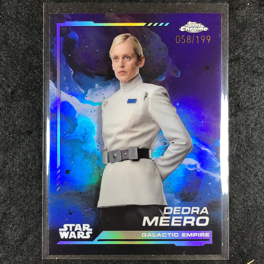 2024 Topps Chrome Star Wars DEDRA MEERO Base Kamino Aqua 58/199 #14
