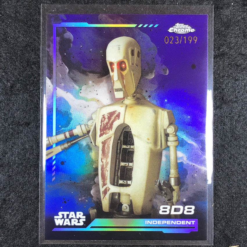 2024 Topps Chrome Star Wars 8D8 Base Kamino Aqua 23/199 #23