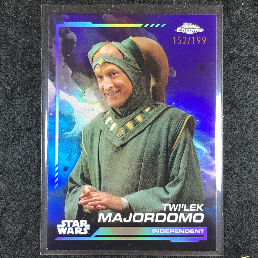 2024 Topps Chrome Star Wars TWI'LEK MAJORDOMO Base Kamino Aqua 152/199 #24