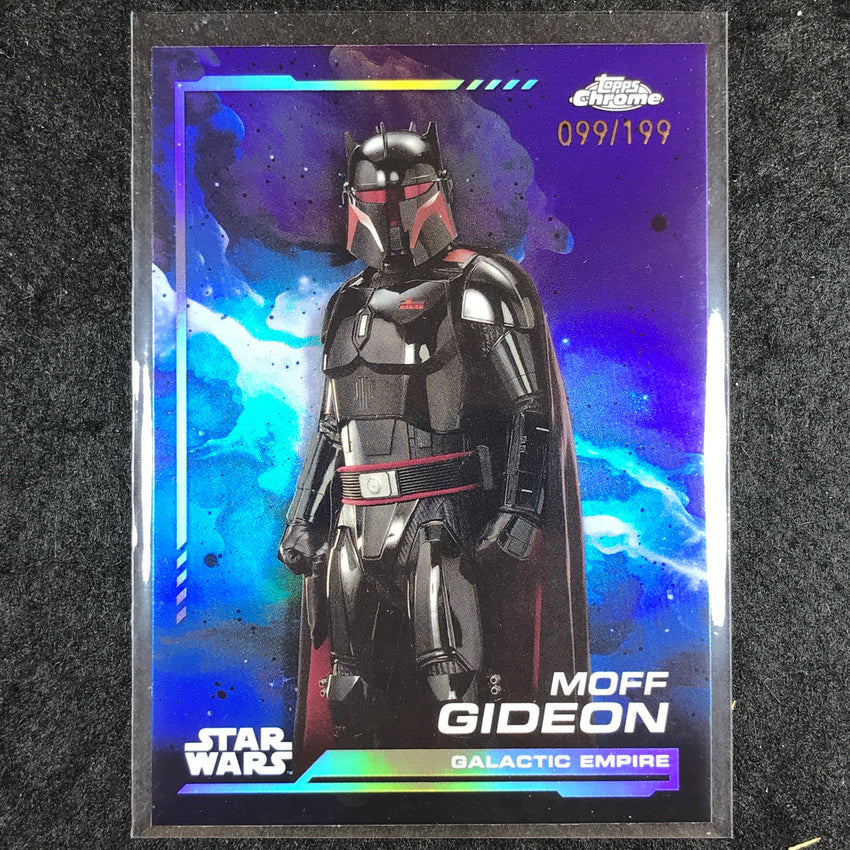 2024 Topps Chrome Star Wars MOFF GIDEON Base Kamino Aqua 99/199 #37