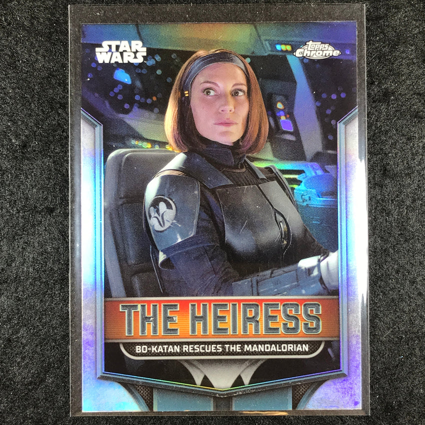 2024 Topps Chrome Star Wars BO-KATAN RESCUES THE MANDALORIAN The Heiress Base #6