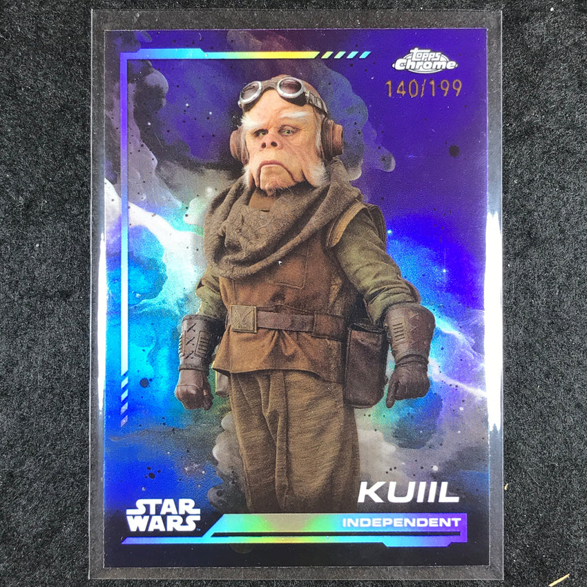2024 Topps Chrome Star Wars KUIIL Base Kamino Aqua 140/199 #45
