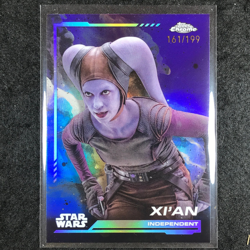 2024 Topps Chrome Star Wars XI'AN Base Kamino Aqua 161/199 #59