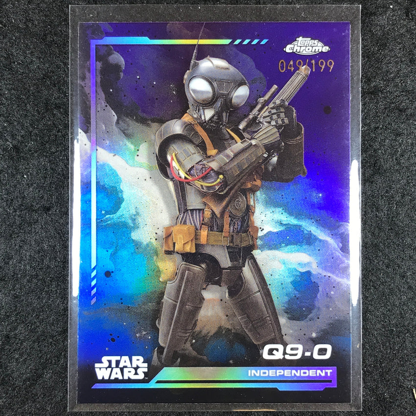 2024 Topps Chrome Star Wars Q9-0 Base Kamino Aqua 49/199 #61
