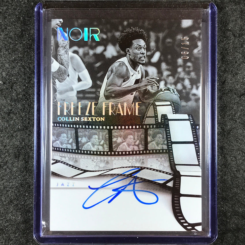 2024-25 Noir COLLIN SEXTON Freeze Frame Signatures Auto International 6/15