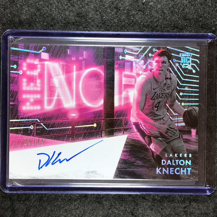 2024-25 Noir DALTON KNECHT NEONoir Signatures Rookie Auto International 5/15