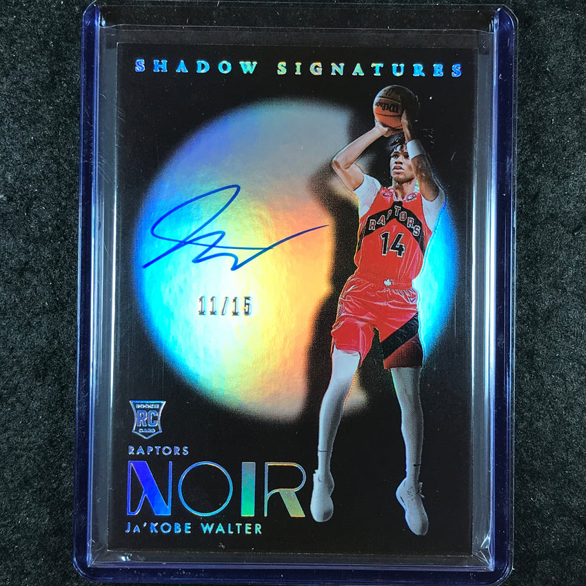 2024-25 Noir JA'KOBE WALTER Shadow Signatures Rookie Auto International 11/15