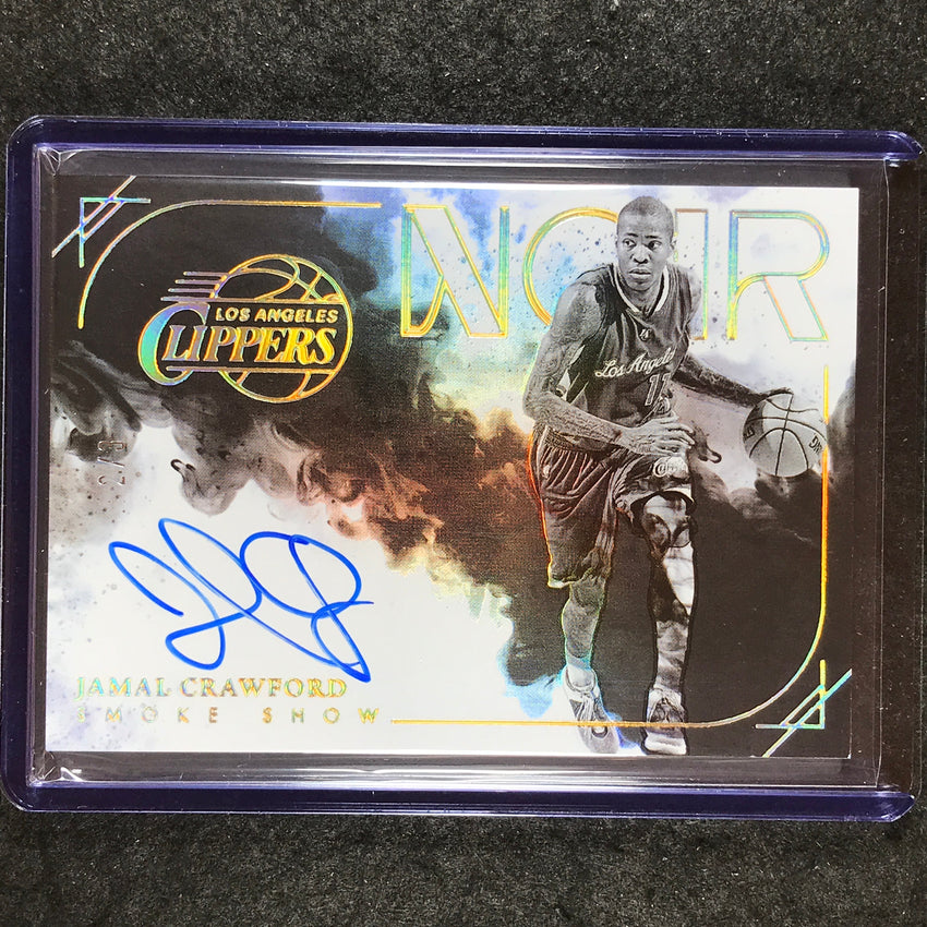 2024-25 Noir JAMAL CRAWFORD Smoke Show Signatures Auto International Gold 2/3