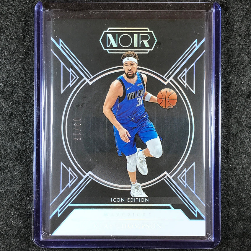 2024-25 Noir KLAY THOMPSON Base Icon Edition International 9/15 #111