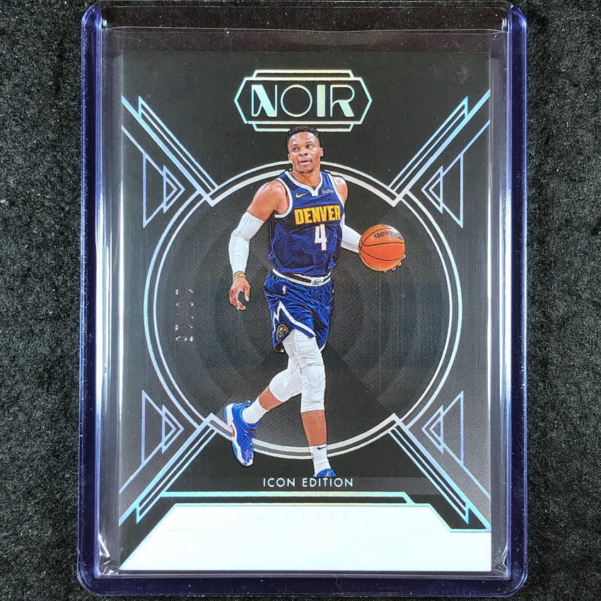 2024-25 Noir RUSSELL WESTBROOK Base Icon Edition International 10/15 #114