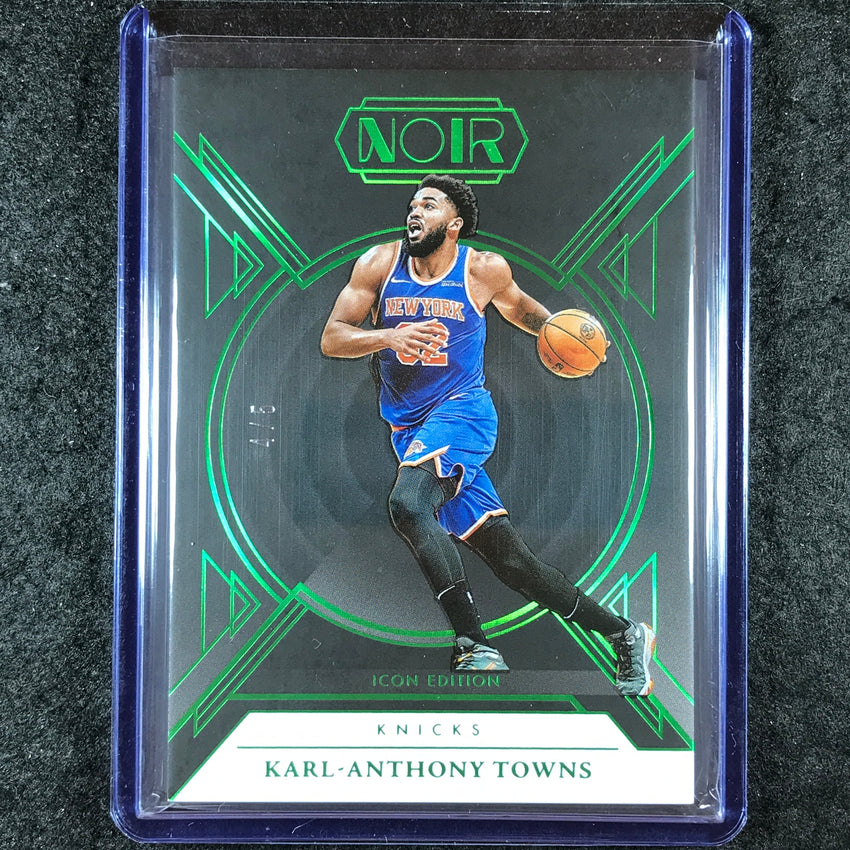 2024-25 Noir KARL-ANTHONY TOWNS Base Icon Edition International Green 4/5 #73